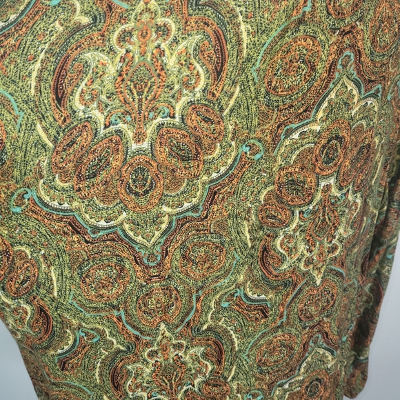 Ruff Hewn paisley print shirt in XL - Picture 6 of 9